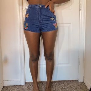 DollsKill Butterfly High Waisted Shorts